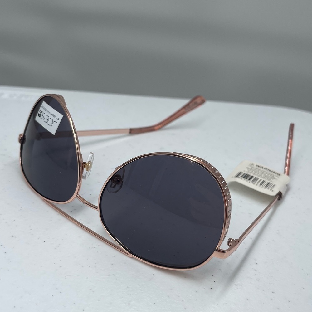 Joe's Jeans NWT Rose gold studded aviator sunglasses